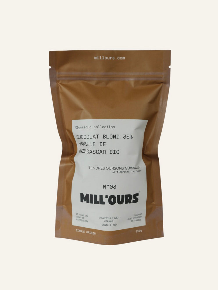 Oursons Guimauve Vanille Chocolat Blond 35%
